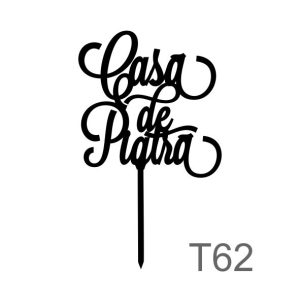 Cake topper "Casa de piatra"