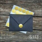 Stickere "Cerc"- Auriu, set 30 buc