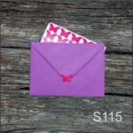 Stickere "Fluture"- Fucsia, set 30 buc