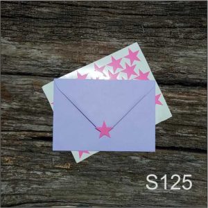 Stickere "Stea"- Roz, set 30 buc