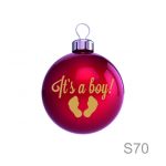 Stiker glob "It's a boy!"