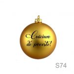 Stiker glob "Craciun de poveste"