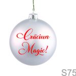 Stiker glob "Craciun magic!"