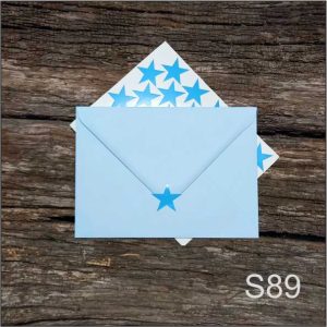 Stickere "Stea"- Albastru Deschis, set 30 buc