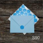 Stickere "Cerc"- Albastru Deschis, set 30 buc