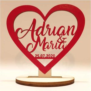 Decoratiune inima personalizata