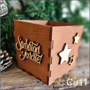 Cutie lemn decorativa