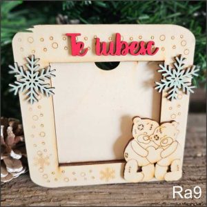 Rama foto lemn – Te iubesc