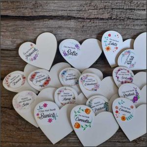 Inimioare lemn personalizate