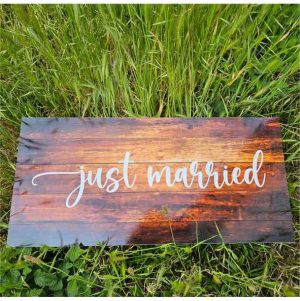 Placuta "Just Married"