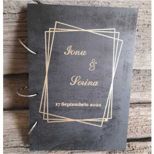 Guest book coperta neagra