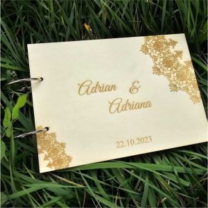 Guest book motive decorative