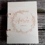 Guest book motive florale