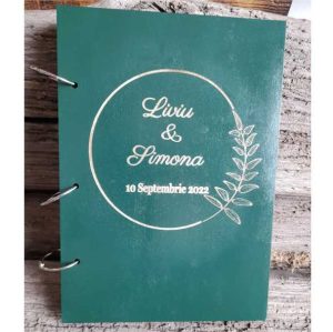 Guest book motive florale