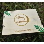 Guest book motive florale