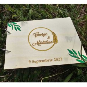 Guest book motive florale