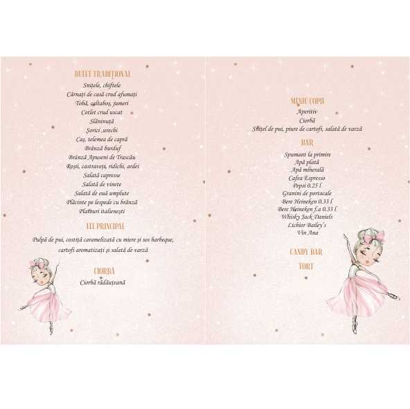 Meniu Botez (balerina) - imagine 2