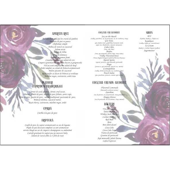 Meniu Nunta - imagine 2