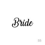 Stiker balon "Bride"